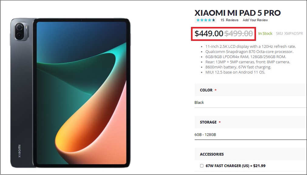 Xiaomi Pad 5 Купить В Перми