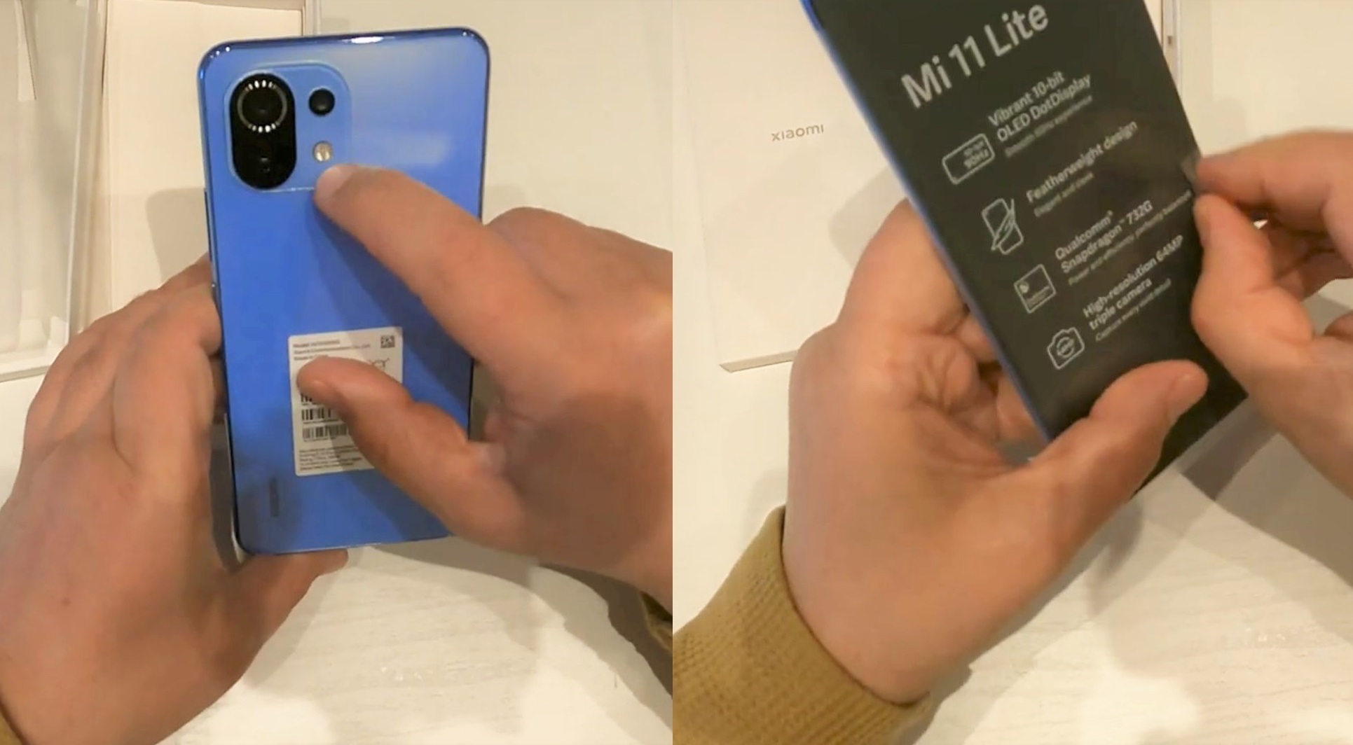 Сравнение Xiaomi Mi11 Lite