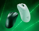 The Razer DeathAdder V4 Pro gaming mouse shown in black and white colorways (Image source: Razer)