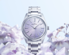 The Grand Seiko SBGW323 features a soft and beautiful purple Mt. Iwate pattern dial inspired by the kiri flower (Image source: Grand Seiko)
