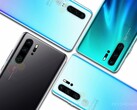 The Huawei P30 Pro features four lenses on its rear side. (Source: Andro4all/WinFuture)