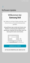 Samsung DeX: Startup notes