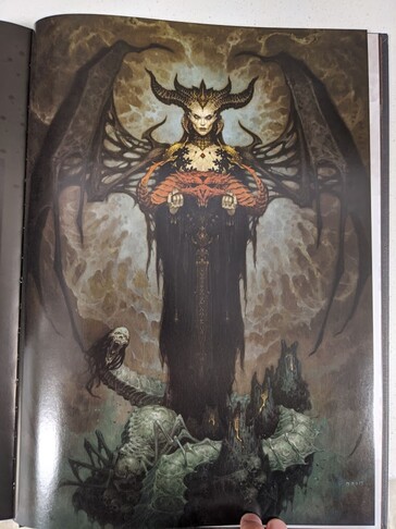 Lilith with Diablo's skull. (Image source: Resetera - Strakt)