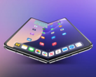 A foldable iPhone (perhaps like this render from 9to5Mac) may enter mass production as early as next year. (Image source: 9to5Mac)