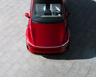 The new Tesla Model Y in Ultra Red color. (Image source: Tesla)