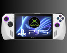 Xbox handheld console with PS5 logo (Image source:, Asus, Microsoft Xbox Gaming, Sony PlayStation)