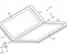 Apple intends to use a single foldable screen instead of a dual-panel setup. (Source: USPTO.gov)