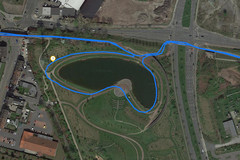 GPS test: Apple iPhone XR – Cycling around a lake