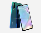 Renders of the Huawei P30. (Source; Onleaks and 91Mobiles)