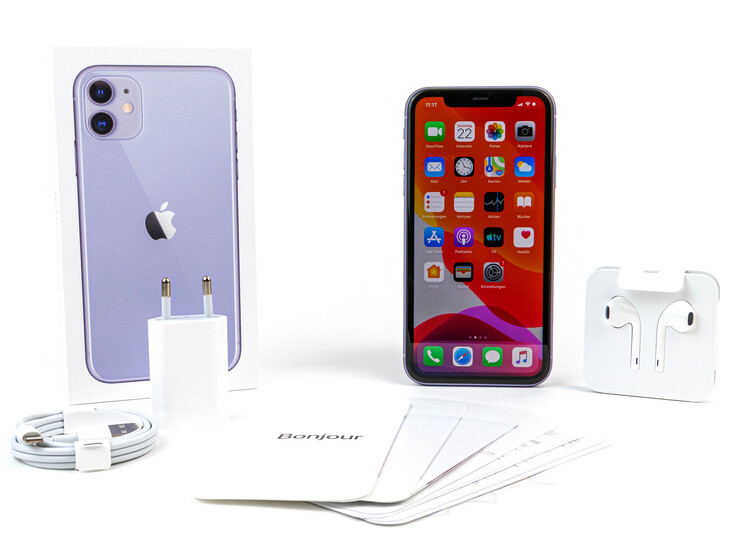 The iPhone 11 and its bundled accessories