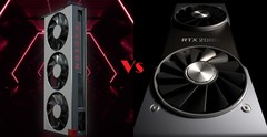 A new GPU battle for 2019: the Radeon VII vs. the GeForce RTX 2080. (Source: AMD/Nvidia/edit)