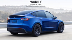 Model Y advertised as a sub-$30,000 car now (image: Tesla)