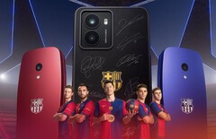 The HMD Barça Fusion and HMD Barça 3210 are made for FC Barcelona fans. (Image source: FC Barcelona)