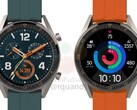 A leaked render of the forthcoming Huawei Watch GT Active. (Source: WinFuture)