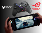Asus ROG Xbox Ally X handheld gaming PC and ROG Raikiri Pro controller (Image source: Xbox Gaming, Asus, with edits)