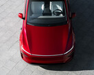 The Model Y's Ultra Red color option is now free. (Image source: Tesla)