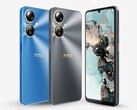 The HTC Wildfire E5 Plus is available in blue and black. (Image source: HTC)