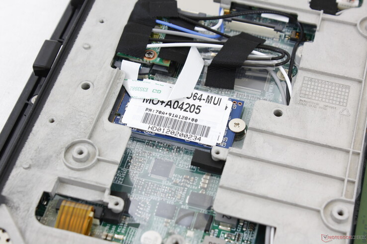 Removable M.2 2242 SSD. More standard 2280 drives are not supported