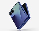 Galaxy Z Flip 7 in Blue Shadow color pictured.