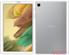 Galaxy Tab A7 Lite renders: now in silver. (Source: Voice)