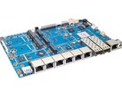 BPI-R4 Pro: New single-board computer with lots of network connectivity options. (Image source: Banana Pi)