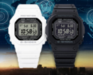 The Casio G-Shock GW-5000HS-7ER and the G-Shock GW-5000HS-1ER (from left to right). (Image source: Casio)