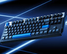 Iqunix EZ80 Hall-effect gaming keyboard in blue colour scheme