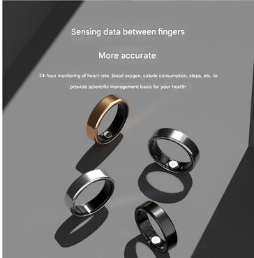 Fitness monitoring features of the smart ring (Image source: Jd.com)