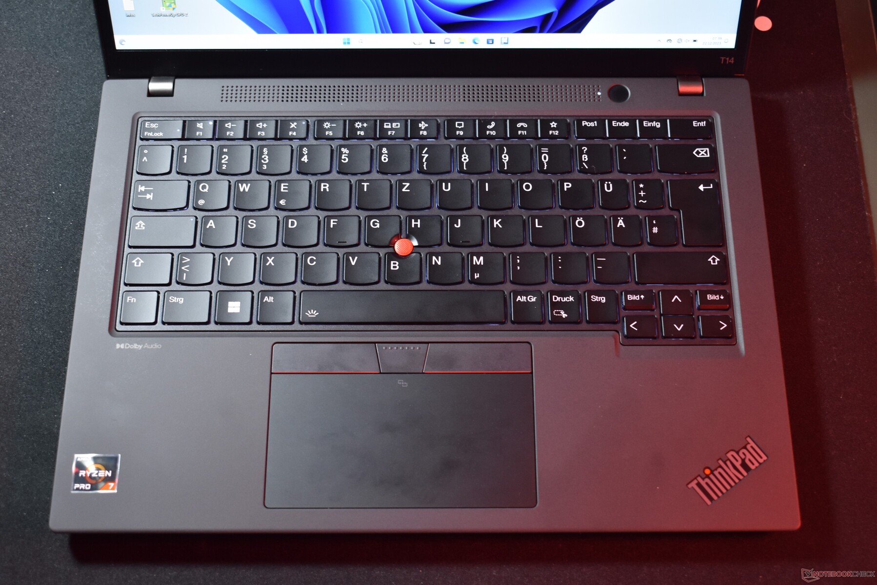 Lenovo Thinkpad T G Amd Laptop Review Ryzen Power In The Compact