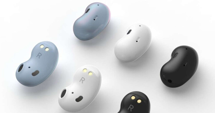 A leaked render indicates that the Galaxy Buds X will sport a bean-shaped design (Image source: Winfuture)