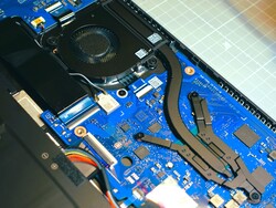 Underchallenged cooling system in the Acer Chromebook Plus 514