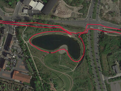 GPS test: Apple iPhone 11 - Cycling around a lake