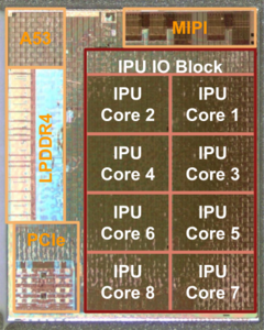 The Google and Intel co-designed custom Pixel Visual Core co-processor. (Source: Google)