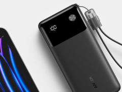 The Anker 20K 30W Power Bank has a detachable USB-C cable. (Image source: Anker)