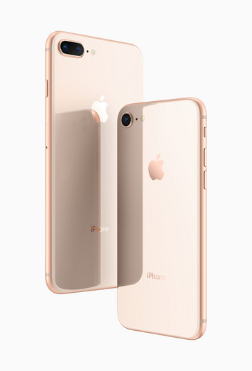 iPhone 8 and 8 Plus glass backs (Source: Apple)
