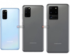 The full-suite of Galaxy S20 devices to be announced next month. (Image source: @ishanagarwal24 & 91mobiles via XDA Developers)