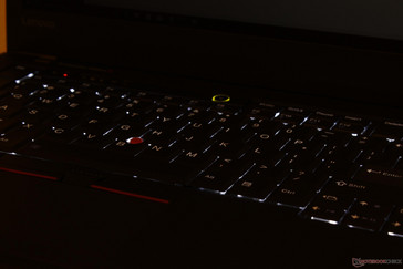 Two levels of keyboard backlight brightness