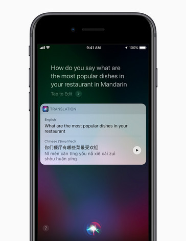Siri gets new voices on iPhone 8 (Source: Apple)