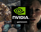 Nvidia Gamescom 2025 banner showing new DLSS 4 games (Image source: Nvidia, Gamescom with edits)