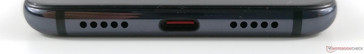 Underside: speaker, USB 2.0 Type-C port, speaker