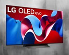 77-inch LG C4 OLED TV seen at front angle (Image source: LG with edits)