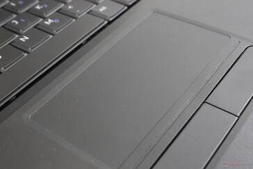Clickpad surface is rougher than most other laptops and it's more difficult to use