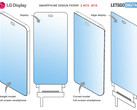 LG's latest version of the smartphone design patent for an in-display camera. (Source: LetsGoDigital)