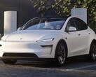 The new Tesla Model Y. Volkswagen beat Tesla to top spot in Europe's EV market as registrations of the electric SUV declined (Image source: Tesla)