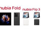 For the first time, Nubia will launch two new foldable smartphones. (Image source: Evan Blass)