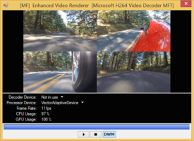 Benchmark of a 100 Mbit MP4 4K video