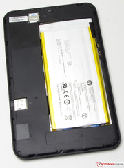 The card slots are located beneath the back side of the case.