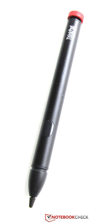 The Lenovo ThinkPad tablet’s digitizer pen.