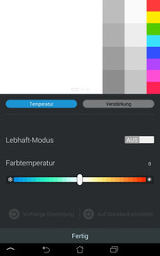 The color temperature, for example.