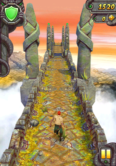 No challenge: Every game runs smoothly, starting with the simple Temple Run 2 ...